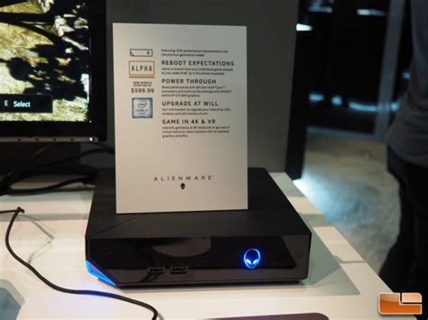 Alienware Displays New Alpha Compact Desktop Pc At E3 2016 Legit Reviews