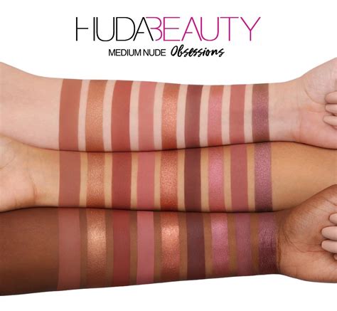 Huda Beauty Paleta Nude Obsessions Medium Original Mercado Livre