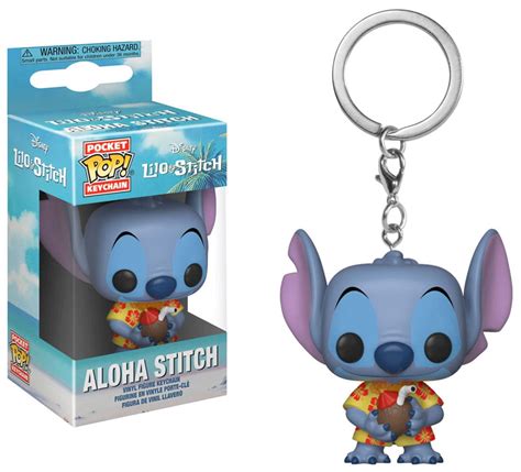 Funko Pop Funko Pocket Pop Disney Aloha Stitch Keychain Walmart