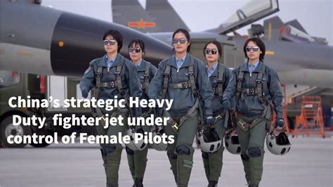 Chinas Strategic Heavy Duty J 11b Fighter Jet Under Control Of Female