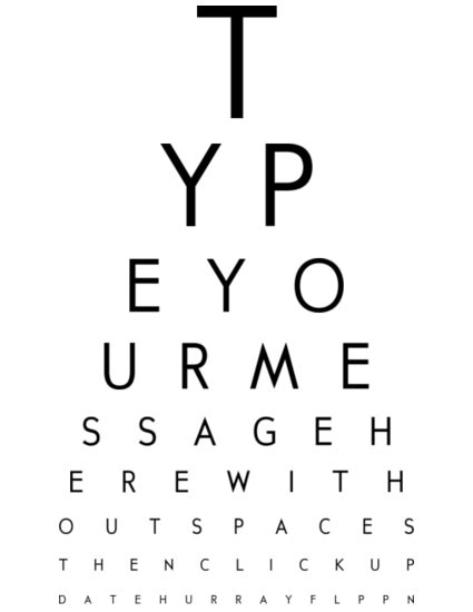 Free Eye Chart Maker Create Custom Eyecharts Online Eye Chart Eye