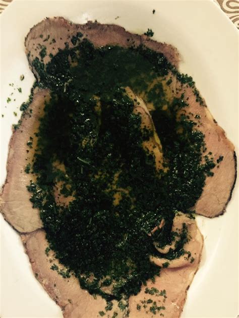 Manzo lesso in salsa verde - Ntacalabria.it