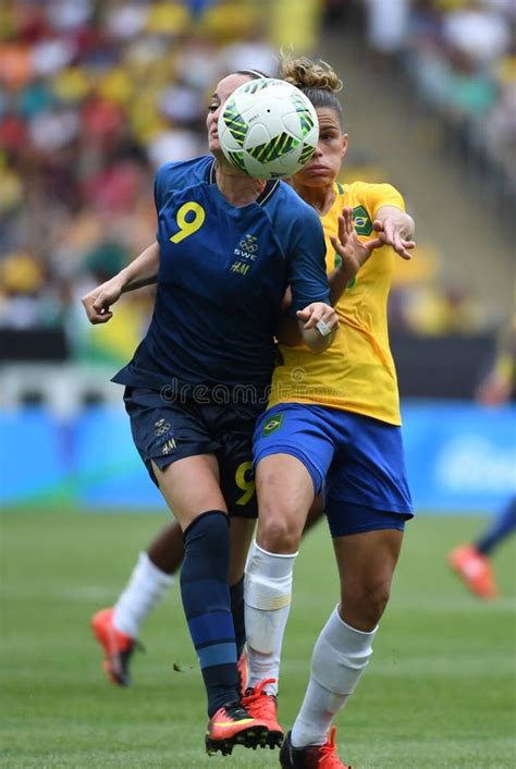 brazilian women`s soccer team editorial photo image of stadium fifa 149644446