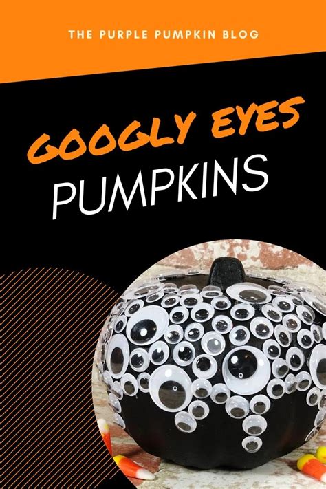 Googly Eye Pumpkin Craft Easy No Carve Pumpkin Idea Great For Kids