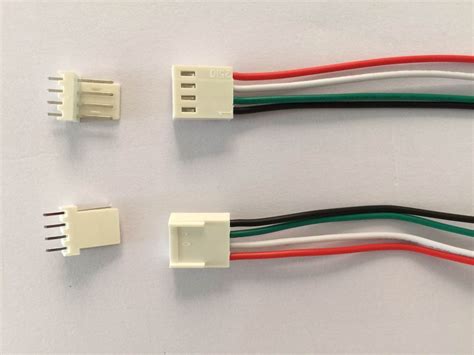 100x Molex 4pin 254mm Pcb Connector Plug With Wires Cables 150mm In