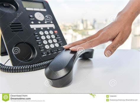 Hang Up The Phone Call Stock Image Image Of Contact 72983403
