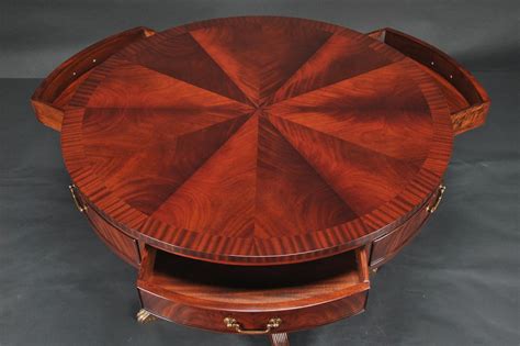 Mahogany Drum Table Duncan Phyfe Drum Table With Drawers