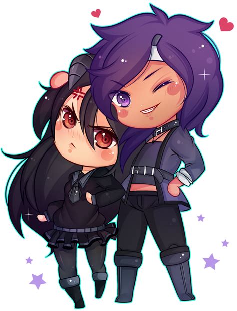 Commission Chibis Sweet Couple By Z E N E R O On Deviantart