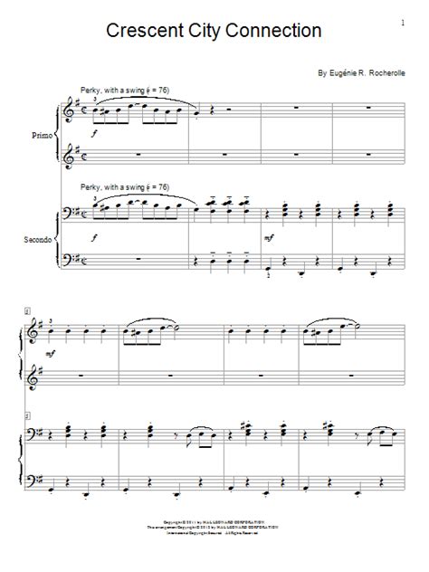 The crescent city connection (ccc), formerly the greater new orleans bridge (gno), is a pair of cantilever bridges that carry u.s. Crescent City Connection | Sheet Music Direct