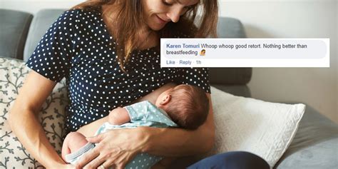 Woman Told To Cover Up While Breastfeeding Has The Best Possible Response Indy