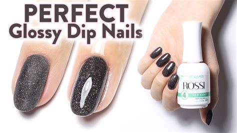Perfect Top Coat Application For Dip Powder Nails Youtube