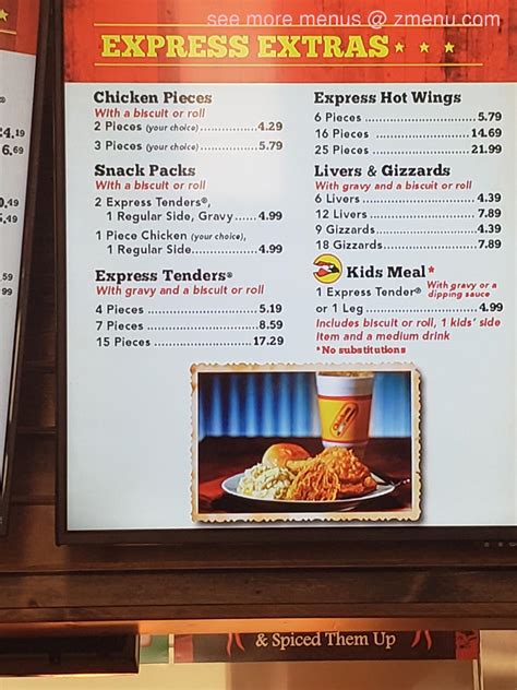 menu  chicken express restaurant shawnee oklahoma  zmenu