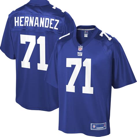Mens New York Giants Will Hernandez Nfl Pro Line Royal Player Jersey