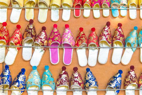 Colorful Turkish Slippers Traditional Turkish Babouche Slippers For