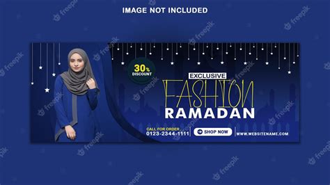 Premium Psd Ramadan Kareem Exclusive Fashion Sale Banner Design And