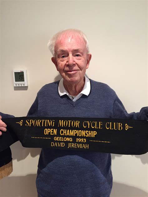 Passing of a club legend – David Jeremiah | Sporting Motorcycle Club