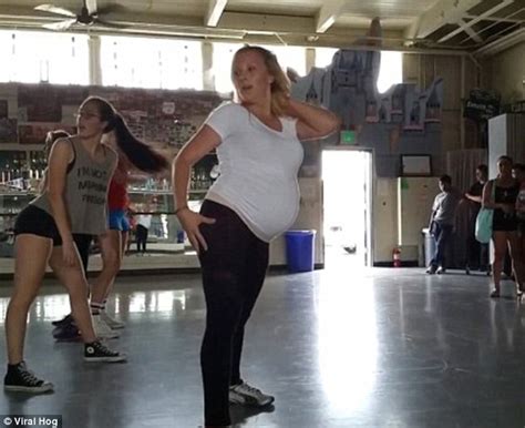 expectant mother christina litle marks her 10th month of pregnancy with rap video daily mail