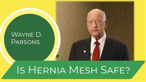 Hernia mesh is a medical device that is implanted within the body by a surgeon and that is designed to patch or repair an area of the body where fatty tissue, an internal organ or intestine has bulged through a hole or weakness in the surrounding some other warning signs of hernia mesh failure include Hernia Mesh Implant Causing Painful Symptoms? - YouTube
