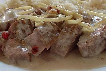 Filet mignon de porc gingembre et lait de coco