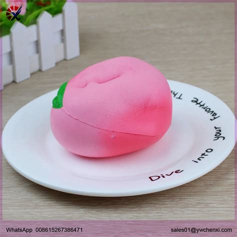 Custom Squishy Rare Licensed Sticky Toys Peach Bun Pu Foam Squishy Buy Squishypeach Bun Pu
