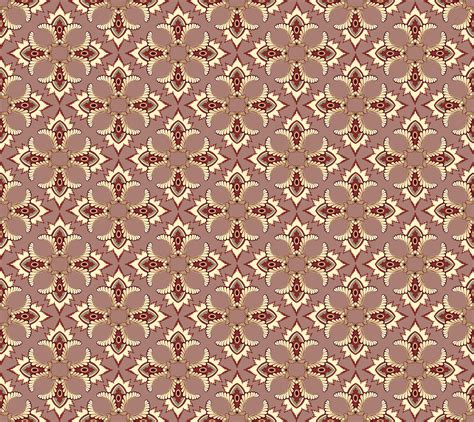 Seamless Flower Pattern Abstract Floral Ornament Oriental