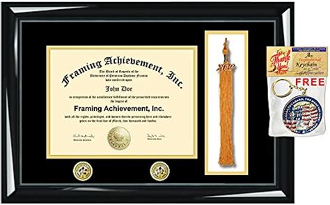 Dual Diploma Frame Double Certificate Frames Two Document Glossy