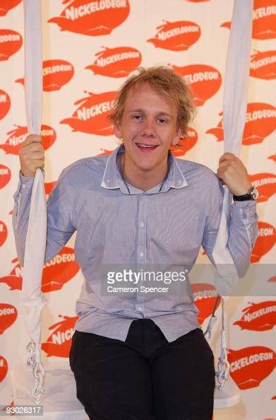 comedian josh thomas poses on a swing backstage during the australian news photo getty images