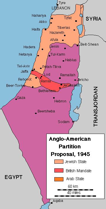 Palestine Partition Map