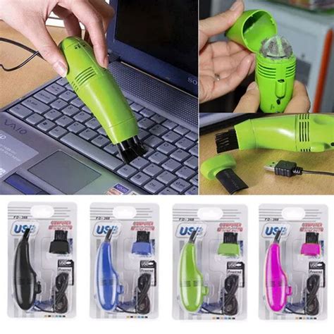 Mini Computer Vacuum Usb Keyboard Cleaner Pc Laptop Brush Dust Cleaning