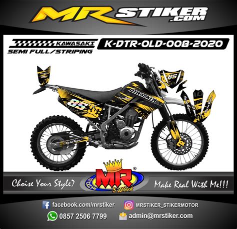 Maybe you would like to learn more about one of these? Stiker motor decal D-TRACKER Old DC Brush Grafis - stiker ...