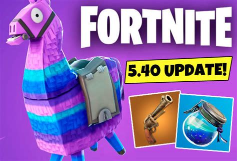 Fortnite 540 Update Epic Games Early Patch Notes Reveal Revolver
