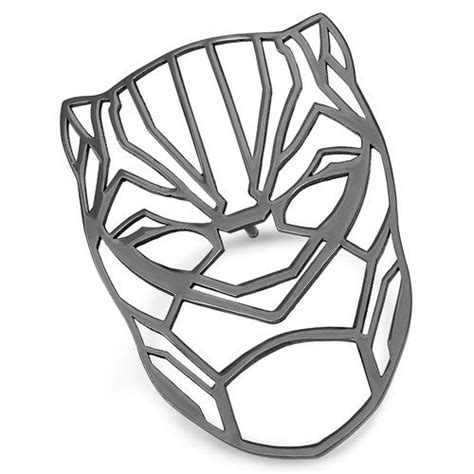 Black Panther Mask Pin Black Panther Jewelry Fine Jewelry Rings
