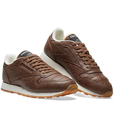 Reebok Classic Leather Boxing Dark Brown And Chalk End Us