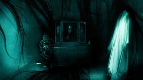 Dark Ghost Fantasy Art Artwork Horror Spooky Creepy Halloween Gothic