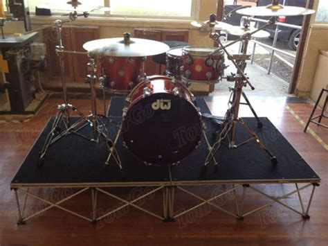 Portable Modular Drum Riser With Plywood Stage Platform For Indoor