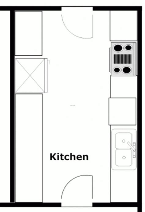 The galley kitchen is a highly efficient kitchen layout maximizing a typically small cramped space with alternating appliances cabinetry and counter space. Ideas For Kitchen Remodeling Floor Plans | Roy Home Design