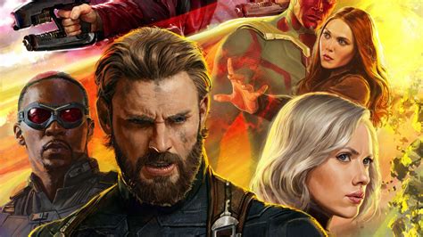 Desktop Wallpaper Avengers Infinity War Captain America Black Widow