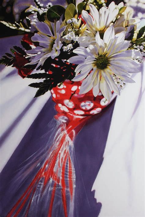 V Day 2011 By Denny Bond With Images Floral Painting Painting