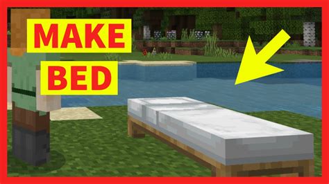 If you want a colorful bed, move on to the next section in this guide. How to Make a Bed in Minecraft - YouTube
