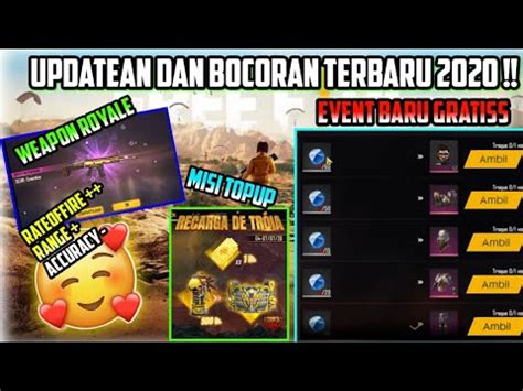 Players freely choose their starting point with their parachute and aim to stay in the safe zone for as long as possible. BOCORAN WEAPON ROYALE TERBARU SCAR DAN MISI TOPUP GLOWWAL ...