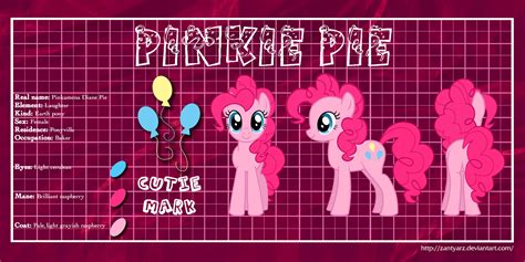 Mlp Profiles Pinkie Pie By Zantyarz On Deviantart