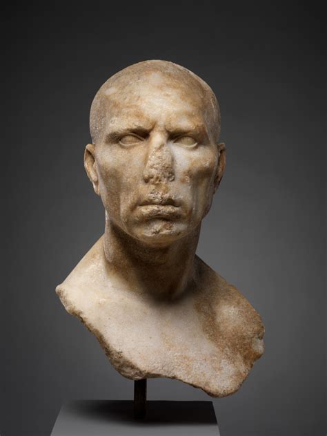 Marble Portrait Bust Of A Man Roman Early Imperial Julio Claudian