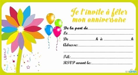 Invitation Anniversaire Garcon 8 Ans