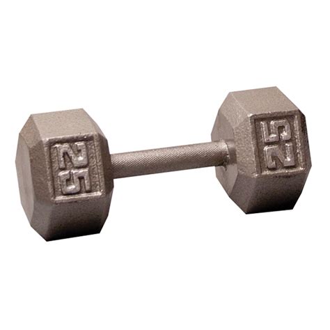 Body Solid Cast Hex Dumbbell 25 Lb