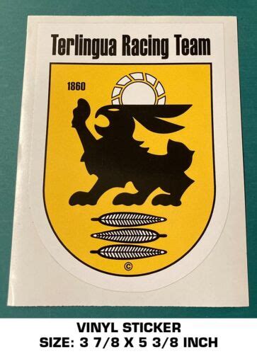 Terlingua Racing Team Vinyl Sticker Decal Vintage Road Racing Mustang