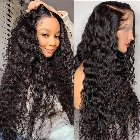 Water Wave Lace Front Wig 13x6 Lace Frontal Wig Glueless Human Hair Wi Hairinbeauty