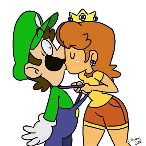 Luigi Daisy By Someone Who Signed B Thomas Super Mario Luigi And