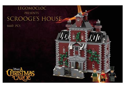 Lego Moc A Christmas Carol Ebenezer Scrooges House By Legomocloc Rebrickable Build With Lego
