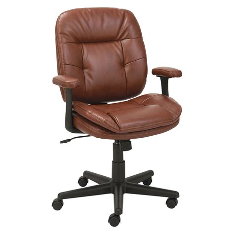 Buy tan chair and get the best deals at the lowest prices on ebay! OIF ST4859 Chestnut Brown Leather Swivel / Tilt Office Chair