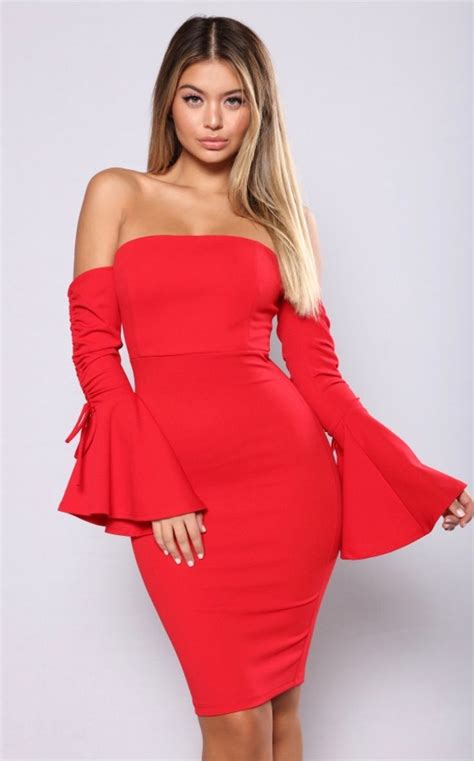 Pin By Melissa Bryant On Fashion Nova Red Dress Festival Dress Fashion